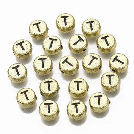 Plating Acrylic Beads X-PACR-CD0001-T-1