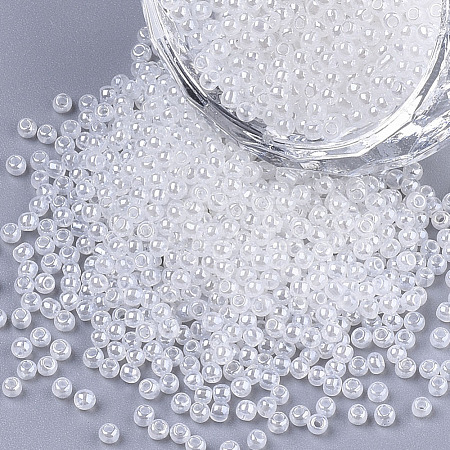 12/0 Imitation Jade Glass Seed Beads SEED-S035-01A-01-1