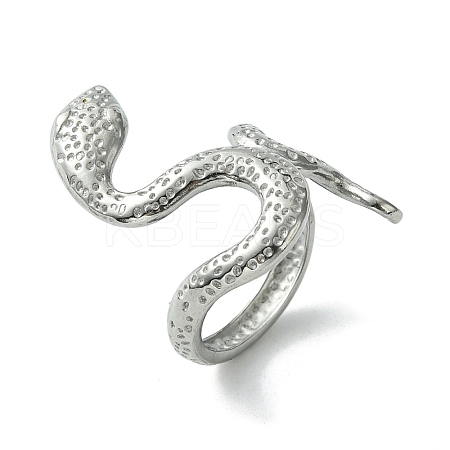 Non-Tarnish 304 Stainless Steel Open Cuff Ring RJEW-L110-034P-1