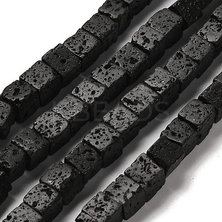 Natural Lava Rock Beads Strands G-G175-E15-01-1