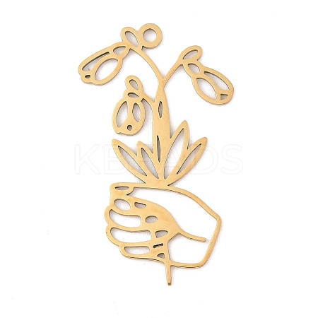 201 Stainless Steel Pendants STAS-Z109-16G-1