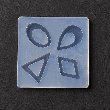 DIY Oval & Teardrop & Rhombus & Triangle Linking Ring Silicone Molds SIMO-B001-06-1