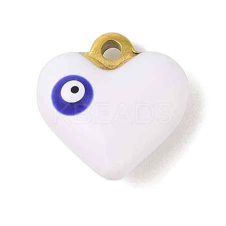 304 Stainless Steel Enamel Pendants STAS-M071-02C-1