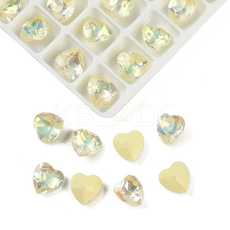 Pointed Back Glass Rhinestone Cabochons GGLA-S003-02F-1