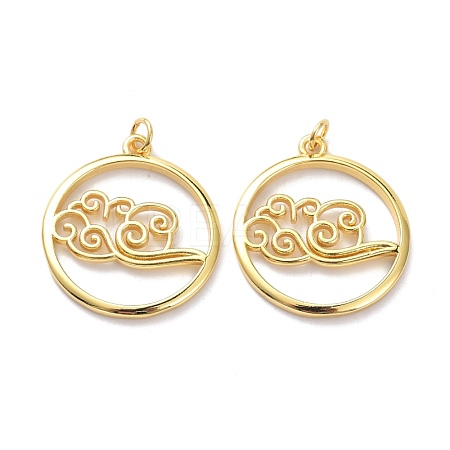 Brass Pendants KK-L188-29G-1