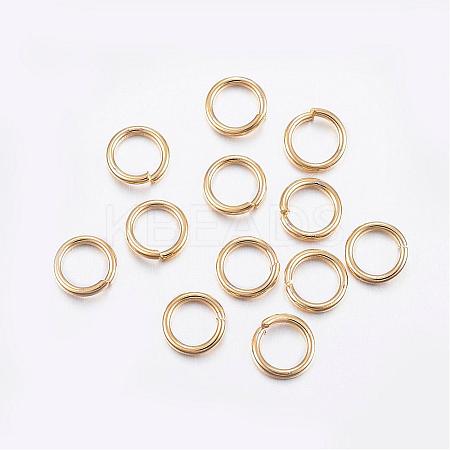 304 Stainless Steel Open Jump Rings STAS-L187-5x1mm-G-1