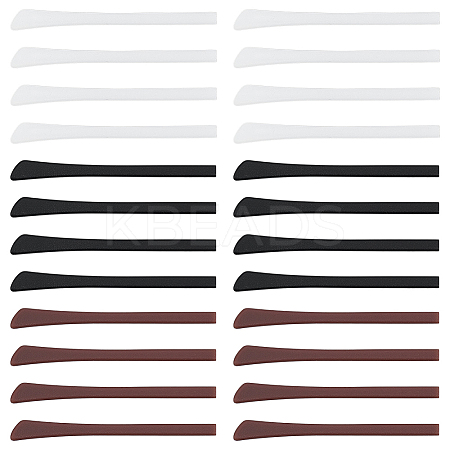 12 Pairs 3 Colors Silicone Eyeglasses Ear Grip FIND-WR0012-53-1