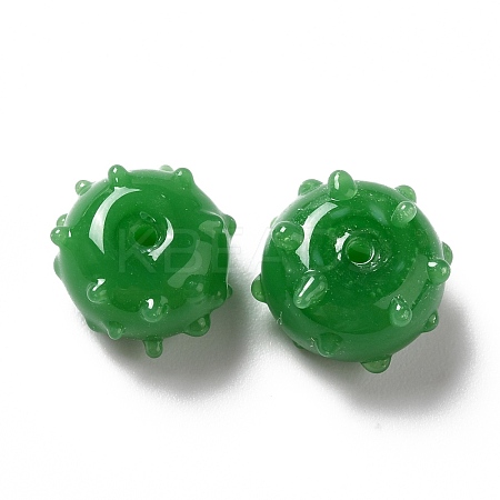 Handmade Bumpy Lampwork Beads LAMP-E023-06E-1