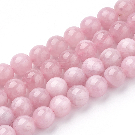 Natural Rose Quartz Beads Strands G-T064-23-6mm-1