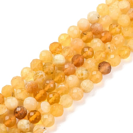 Natural Yellow Opal Beads Strands G-F770-C08-05-1