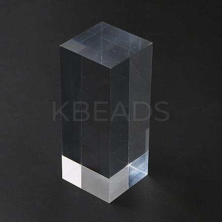 Square Transparent Acrylic Jewelry Display Pedestals LS-ODIS-WH0329-31E-1