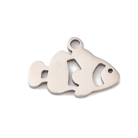 Non-Tarnish 201 Stainless Steel Pendants STAS-U016-08P-06-1