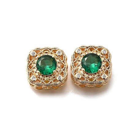 Brass Glass Beads KK-M318-38G-03-1