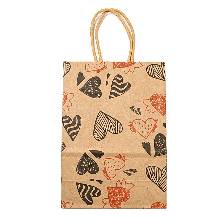 Valentine's Day Rectangle Paper Gift Bags LS-ABAG-C006-01C-1