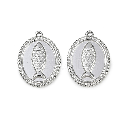 304 Stainless Steel Pendants STAS-D363-05P-1