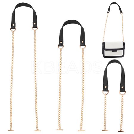 3Pcs 3 Styles PU Leather Bag Straps FIND-WR0009-99B-1