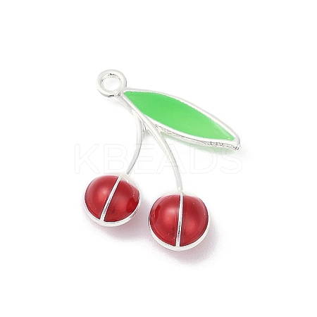 Alloy Enamel Pendants PALLOY-R151-43P-02-1