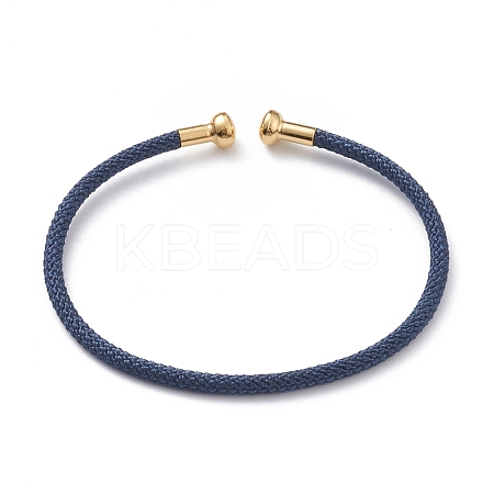 Braided Carbon Steel Wire Bracelet Making MAK-A017-B04-1