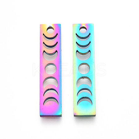Ion Plating(IP) 201 Stainless Steel Pendants STAS-T063-170M-1
