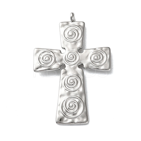 304 Stainless Steel Pendants STAS-R164-02P-1