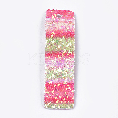 PU Leather Big Pendants FIND-S299-20B-1