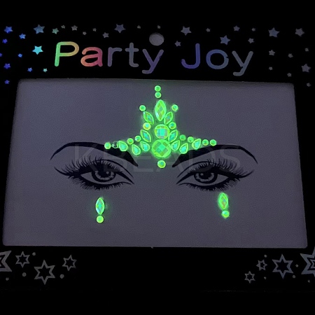 Luminous Glow in the Dark Removable Temporary Water Proof Tattoos Paper Stickers PW-WGF5E01-18-1