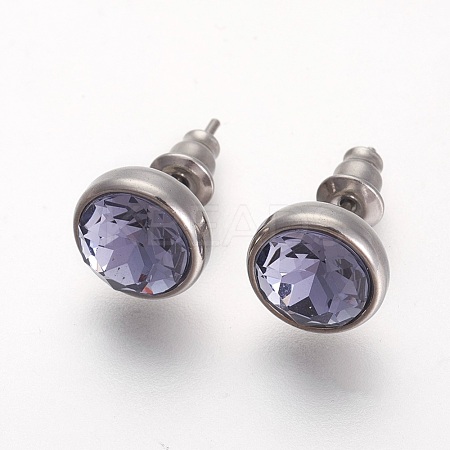 304 Stainless Steel Stud Earrings EJEW-F182-A01-1