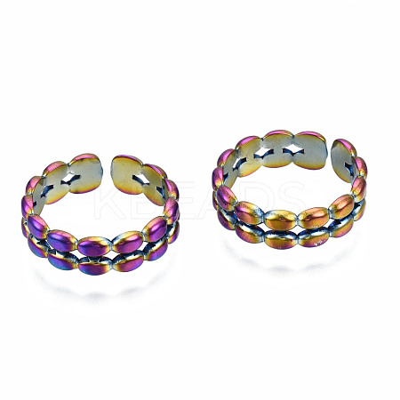 Hollow Cuff Rings RJEW-N038-031-1