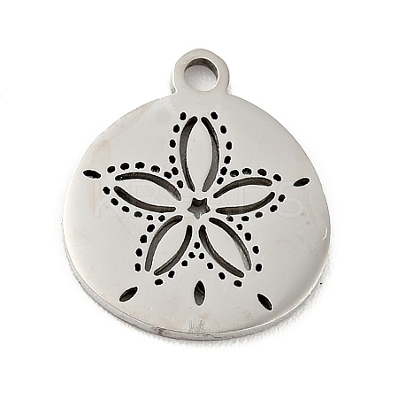 Non-Tarnish 201 Stainless Steel Pendants X-STAS-E015-04P-1