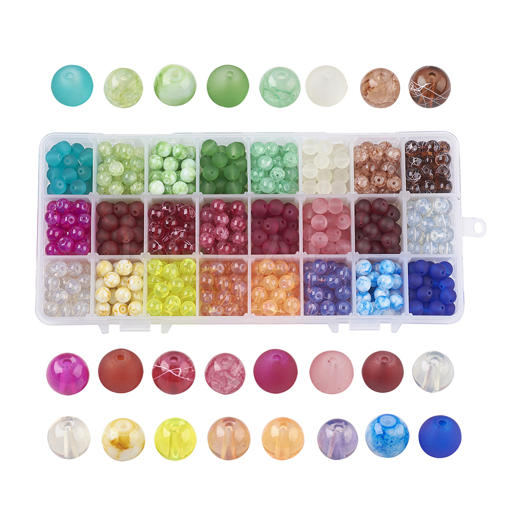 Wholesale 24 Colors Glass Beads - KBeads.com
