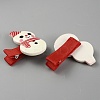 Cute Christmas Acrylic Alligator Hair Clips PHAR-WH0013-03E-2