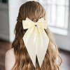 Cloth Big Bowknot Hair Barrettes AJEW-CP0008-41B-02-5