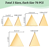 210Pcs 3 Styles Adhesive Acrylic Cabochons Sheets DIY-PH0022-93D-2