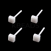 Hypoallergenic Bioceramics Zirconia Ceramic Square Stud Earrings EJEW-Z023-07E-2
