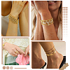 800Pcs 2 Colors Rack Plating Brass Beads KK-BBC0023-18-5