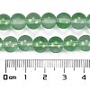 Frosted Transparent Glass Bead Strands X1-GLAA-P065-8mm-04-3