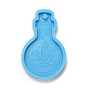Perfume Bottle with Crystal Cluster Pendant Silicone Molds LS-DIY-M034-23-1