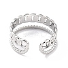 Tarnish Resistant 304 Stainless Steel Finger Rings RJEW-L102-34P-4