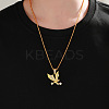 Eagle Alloy Crystal Rhinestone Pendant Necklaces for Men FS-WG26FCA-01-2