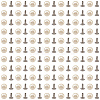 300Pcs ABS Plastic Imitation Pearl Rivet Studs KY-CL0001-02B-7