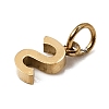 304 Stainless Steel Charms SA-CBABF3F-01G-S-2