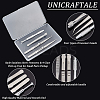 Unicraftale 4Pcs 4 Style Stainless Steel Tweezers & 4-Claw Pick up Tool for Small Parts Pickup STAS-UN0039-16-5