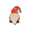 Christmas Single Face Printed Wood Big Pendants WOOD-H102-01E-2