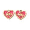 PVD Vacuum Plating 201 Stainless Steel Rhinestone Pendants STAS-J401-VC563-2