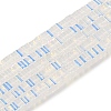 Electroplate Glass Beads Strands GLAA-B023-01A-15-1