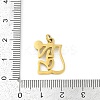 304 Stainless Steel Pendants LS-STAS-R137-01G-E-3