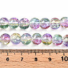 Transparent Crackle Glass Bead Strands GLAA-T025-8mm-02C-4