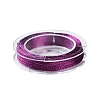 12Pcs 12 Colors 3-Ply Round Metallic Cord MCOR-XCP001-01-2