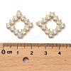 Brass Micro Pave Cubic Zirconia Pendants KK-I380-23G-3