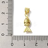 Brass Micro Pave Cubic Zirconia Pendants KK-H487-23G-01-3